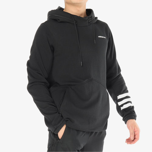 Adidas/阿迪达斯正品Neo男装当季新款运动卫衣连帽套头衫DM4102 - 图0