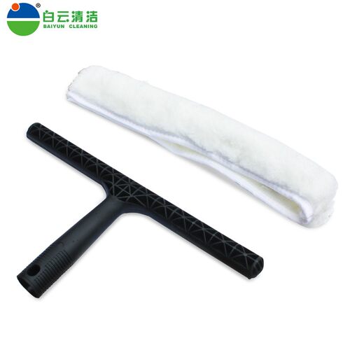 白云不锈钢玻璃刮子擦窗器伸缩杆套装工具清洁工具刮水器抹水器 - 图0