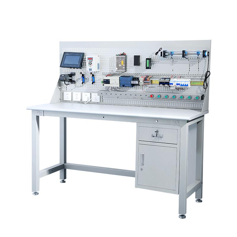 PLC电工实训台网孔板防静电工作台教学培训学习模拟桌实验室操作 - 图3