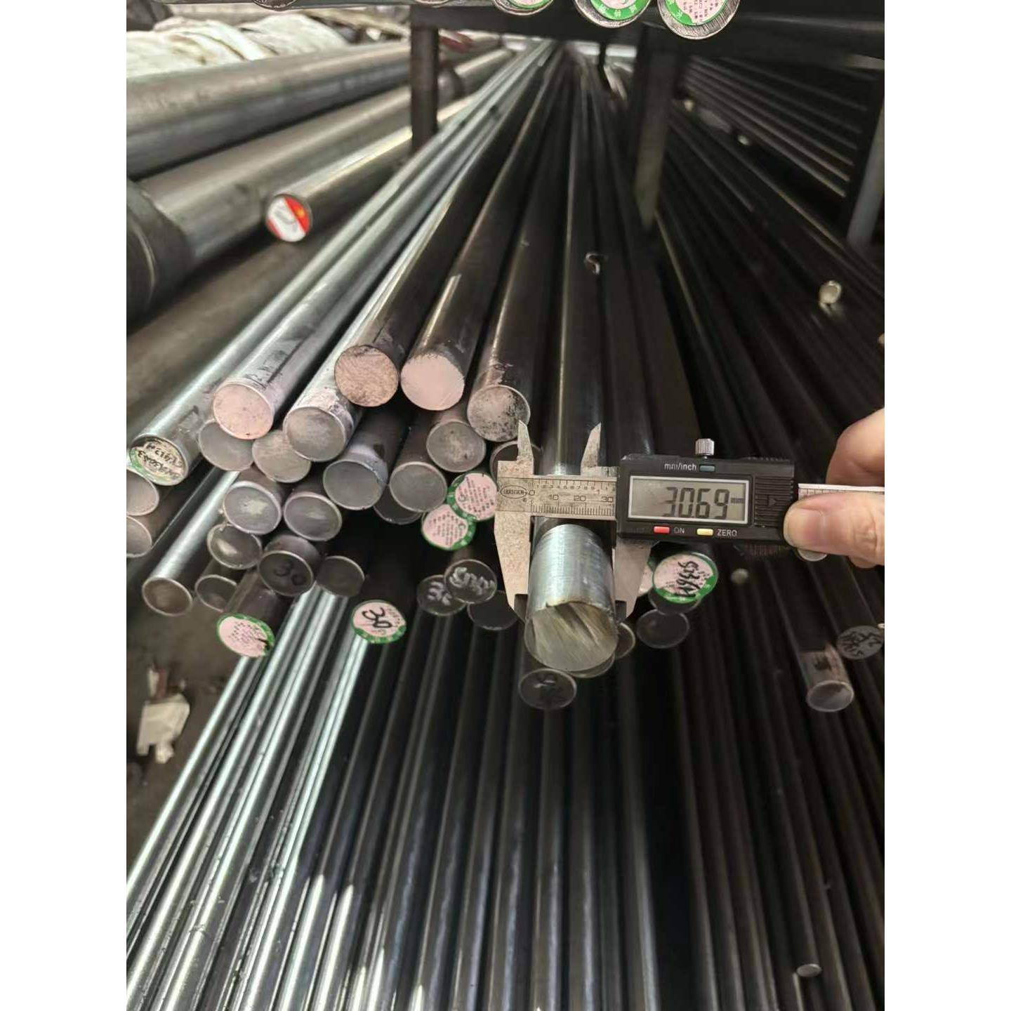 模具钢材S136H圆棒加硬 4cr13h光圆光棒直径8.3起不锈铁棒32-36度 - 图1