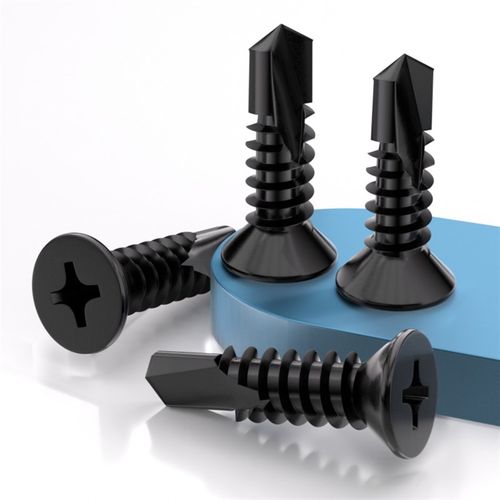 黑色304不锈钢十字沉头钻尾自攻自钻螺丝钉平头燕尾螺栓M4M4.2M5 - 图0