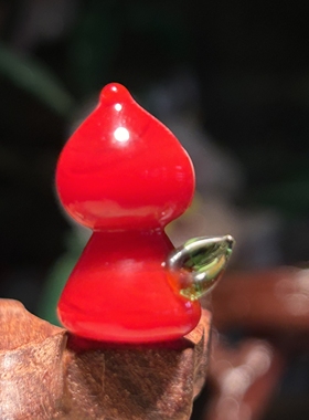 日本folkart进口手工细作烧制迷你玻璃摆件童话人物系列造景