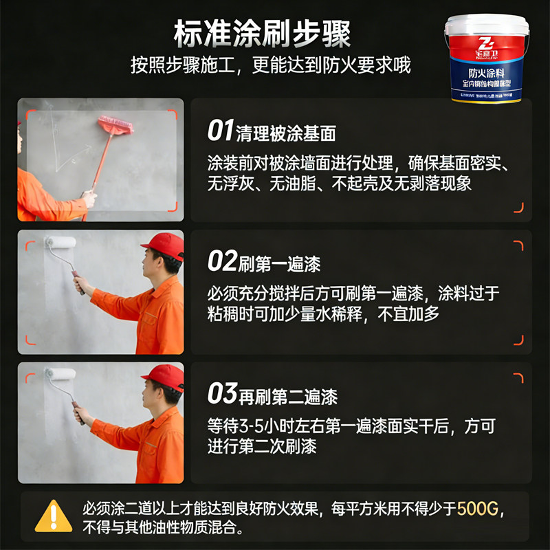 室内外防火涂料钢结构电缆镀锌管阻燃墙面木板膨胀型耐高温专用漆,淘宝优惠券,粉丝福利购,淘宝优惠卷