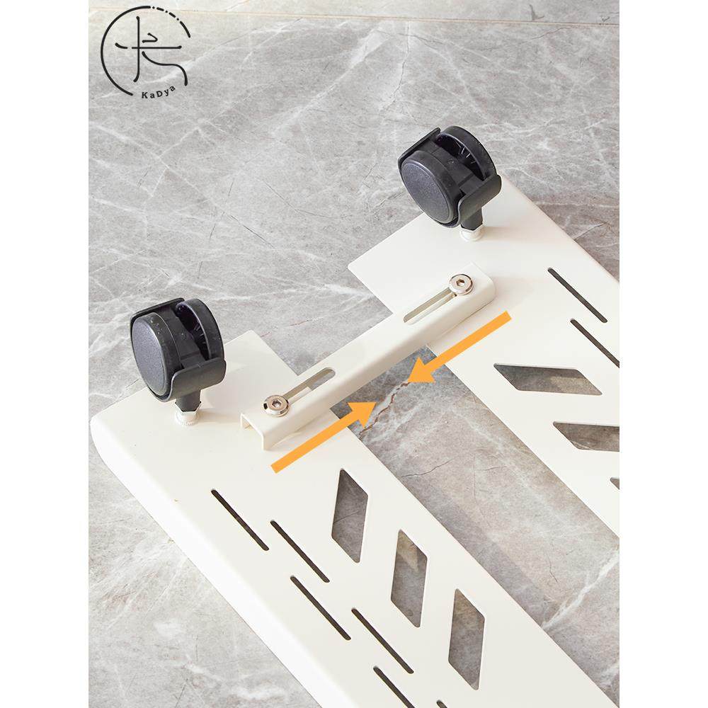 Computer host bracket removable chassis base with pulley bracket storage rack home desktop office tray