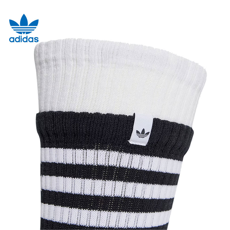 adidas阿迪达斯三叶草中性2LCREWSOCK2P休闲袜子JC8874 - 图0
