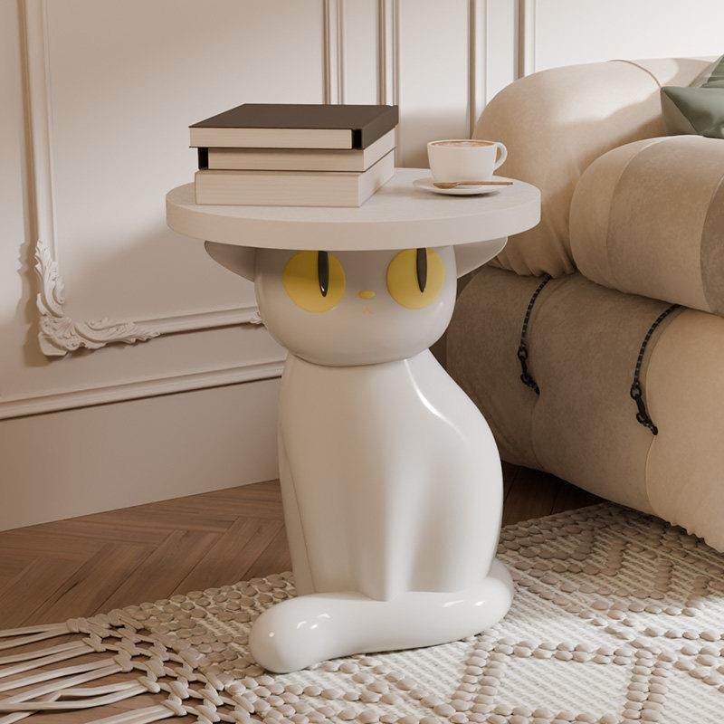 客厅黑猫茶几装饰落地摆件家居客厅电视柜边几玄关床头柜置物架,淘宝优惠券,粉丝福利购,淘宝优惠卷