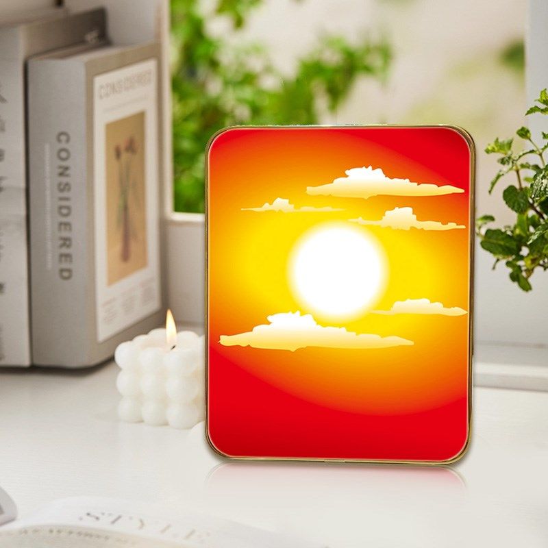 旭日东升电视鞋柜摆台装饰画日出太阳新家送礼客厅卧室床头暖居画,淘宝优惠券,粉丝福利购,淘宝优惠卷