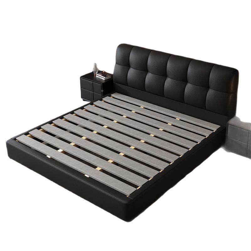 卧意式极简床主米代简约1.5小户型婚床黑色泡芙软包储BZY物现床,淘宝优惠券,粉丝福利购,淘宝优惠卷