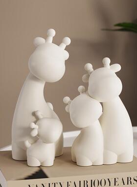 轻奢高档鹿摆件玄关客厅电视柜酒柜办公室家居软装饰品高级感小众