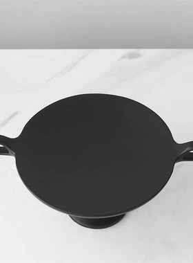 中古风实木双耳托盘香薰置物架零食收纳果盘民宿茶几创意装饰摆件