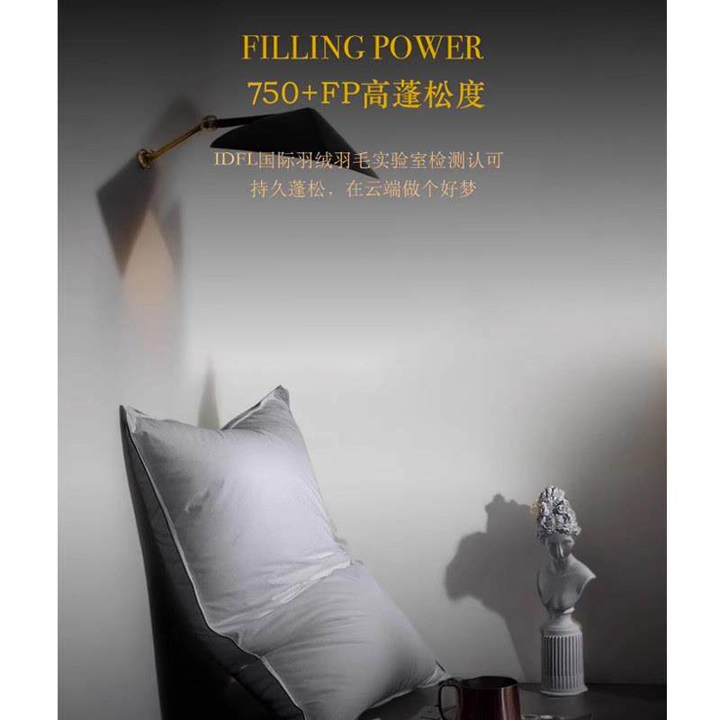 PacificCoast派赛菲特五星级酒店香格里拉白鹅绒枕头舒适羽绒枕芯,淘宝优惠券,粉丝福利购,淘宝优惠卷