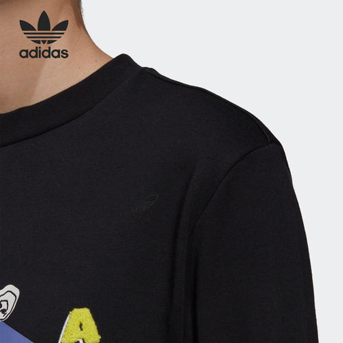 Adidas/阿迪达斯正品三叶草当季新款女子运动休闲套头衫 GN4376 - 图2