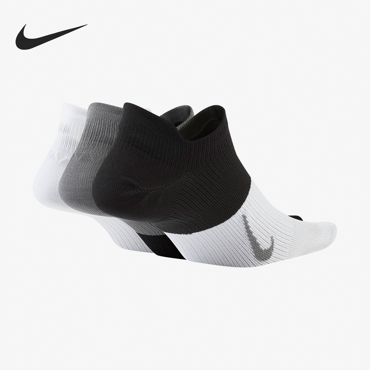 Nike/耐克正品EVERYDAY PLUS LIGHTWEIGHT女子训练袜 3 双 CV2964 - 图0