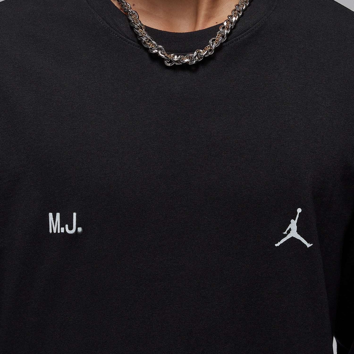 Nike/耐克正品JORDAN男士经典针织日常简约长袖T恤FZ1935-010,淘宝优惠券,粉丝福利购,淘宝优惠卷