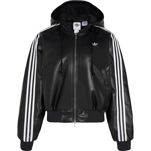 Adidas/阿迪达斯正品三叶草女士日常连帽保暖耐穿休闲棉服KU6857 - 图3
