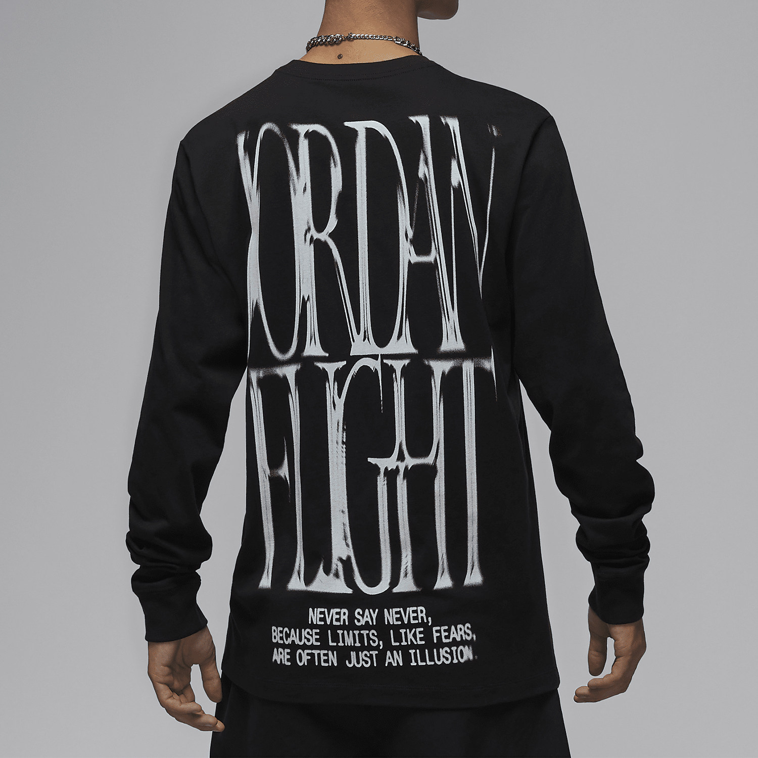 Nike/耐克正品JORDAN男士经典针织日常简约长袖T恤FZ1935-010,淘宝优惠券,粉丝福利购,淘宝优惠卷