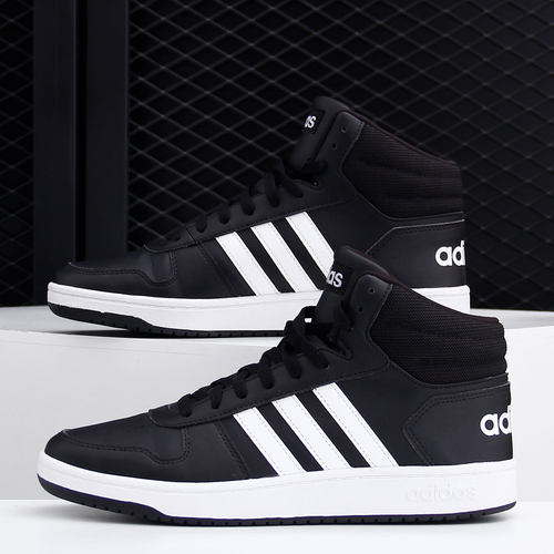 Adidas/阿迪达斯正品 HOOPS 2.0 MID 男女运动休闲板鞋FY8618 - 图0