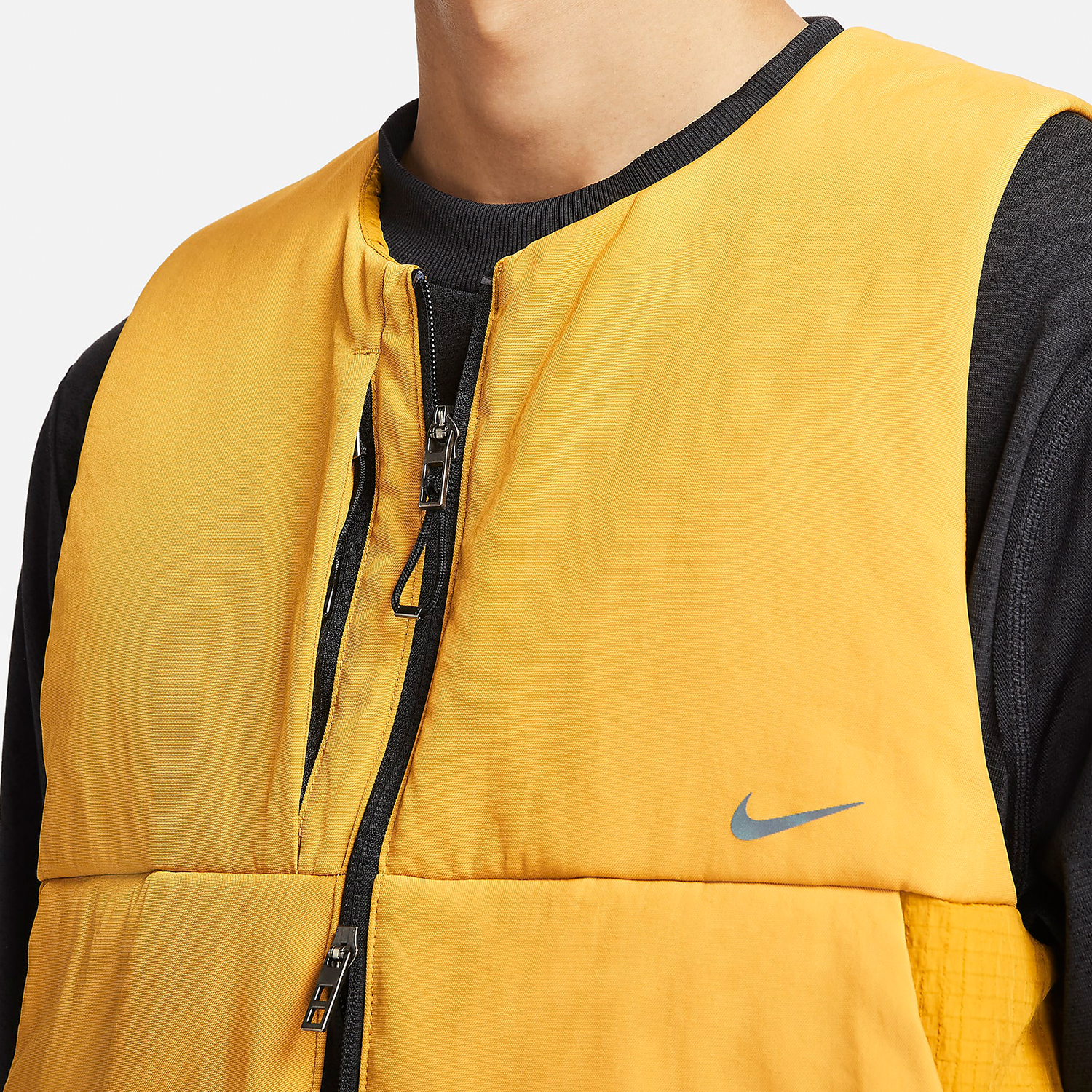 Nike/耐克正品新款男子保暖训练运动拉链马甲FD0413-716 - 图2