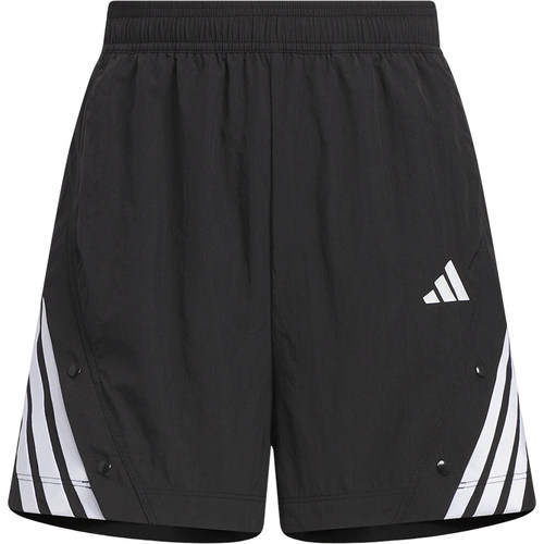 Adidas/阿迪达斯正品2025夏季女士梭织运动宽松短裤KE5852 - 图3