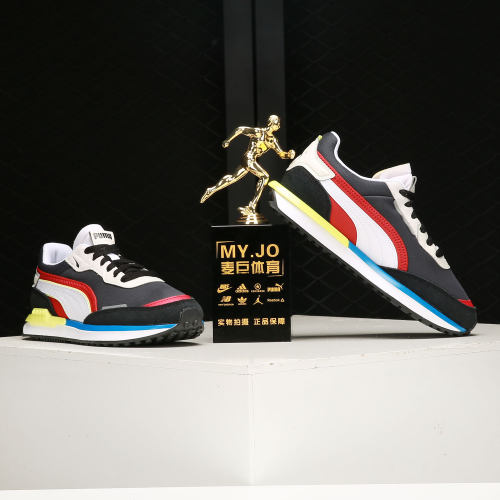 Puma/彪马正品 City Rider 男女低帮复古运动鞋 382044-03 - 图2