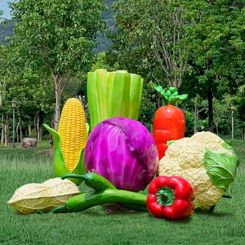 仿真蔬菜雕塑庄园农场丰收节大白菜辣椒I模型摆件户外景观装饰小,淘宝优惠券,粉丝福利购,淘宝优惠卷
