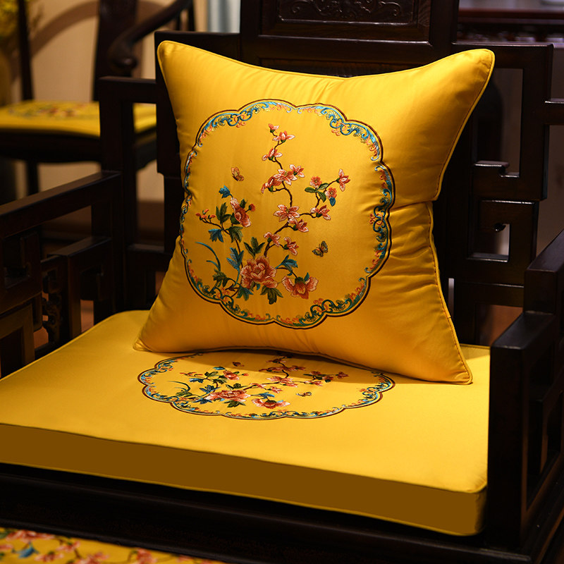 中式坐垫红木沙发垫罗p汉床五件套垫子订做防滑海绵垫餐椅垫茶椅,淘宝优惠券,粉丝福利购,淘宝优惠卷