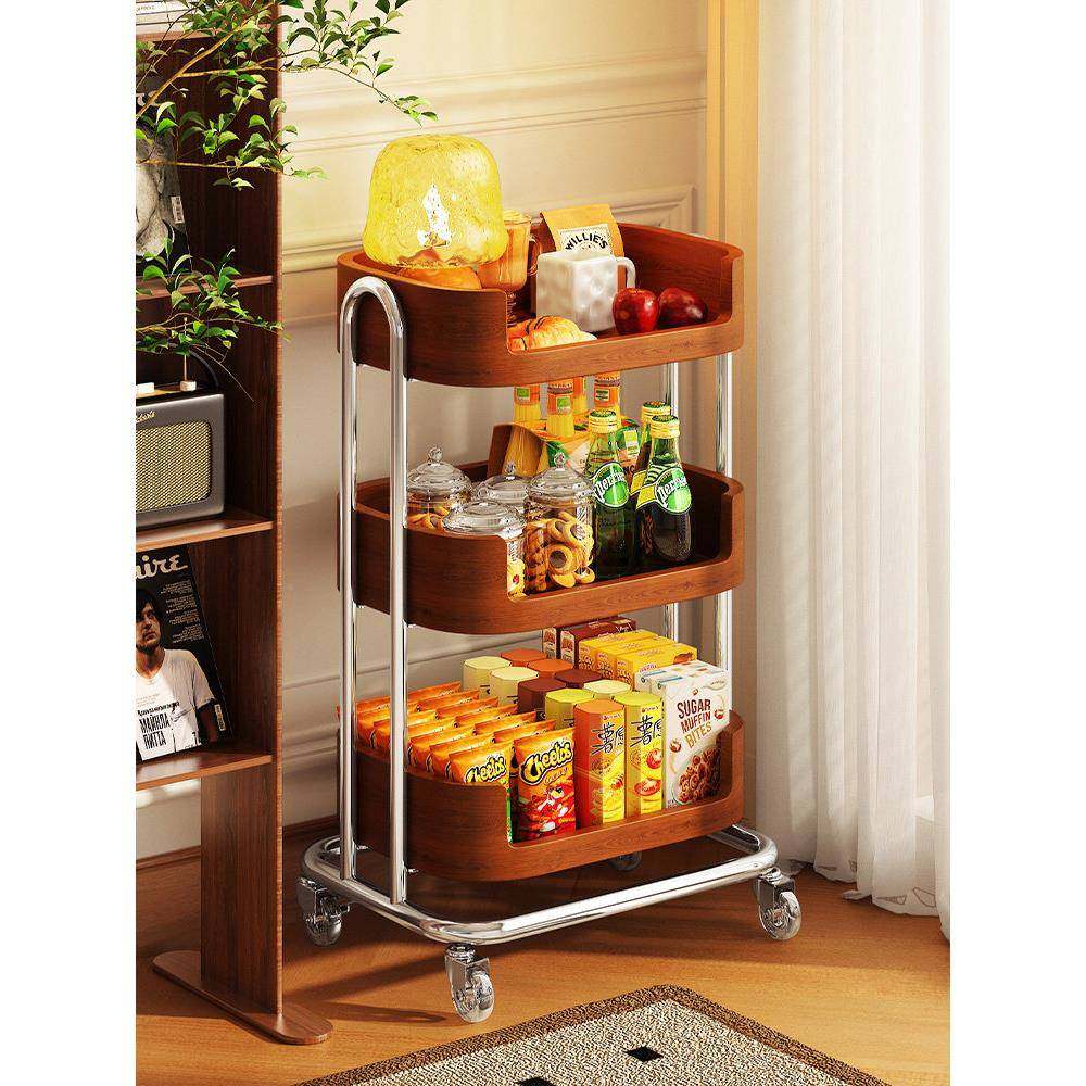 动中古风小可推车客厅架沙发46752边几茶几移带轮储物架零食水果,淘宝优惠券,粉丝福利购,淘宝优惠卷