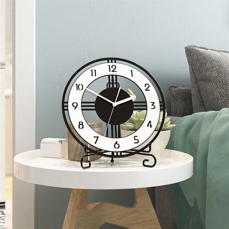 创意座钟摆件g家居饰品客厅桌面电视柜装饰品夜光床头柜台钟,淘宝优惠券,粉丝福利购,淘宝优惠卷