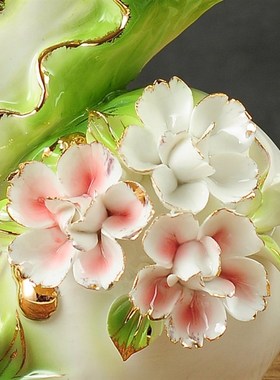 轻奢陶瓷白菜摆件装饰品客厅电视B柜酒柜创意乔迁家居结婚礼物新