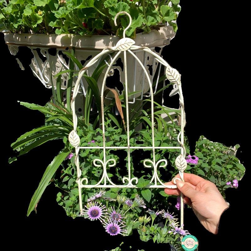 复古做旧白铁h架大号铁艺拱形花插装饰花插绿植爬藤拱门花插花架,淘宝优惠券,粉丝福利购,淘宝优惠卷