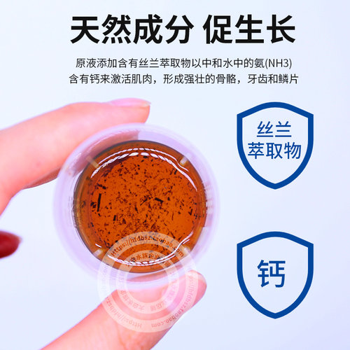 泰国海洋牌液态超浓缩榄仁叶黄水造景预防烧尾缩鳍助发色强免疫力 - 图1