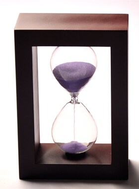 3/10分钟木框沙漏计时器创意家居摆件生日礼物刻字送老师同学女友