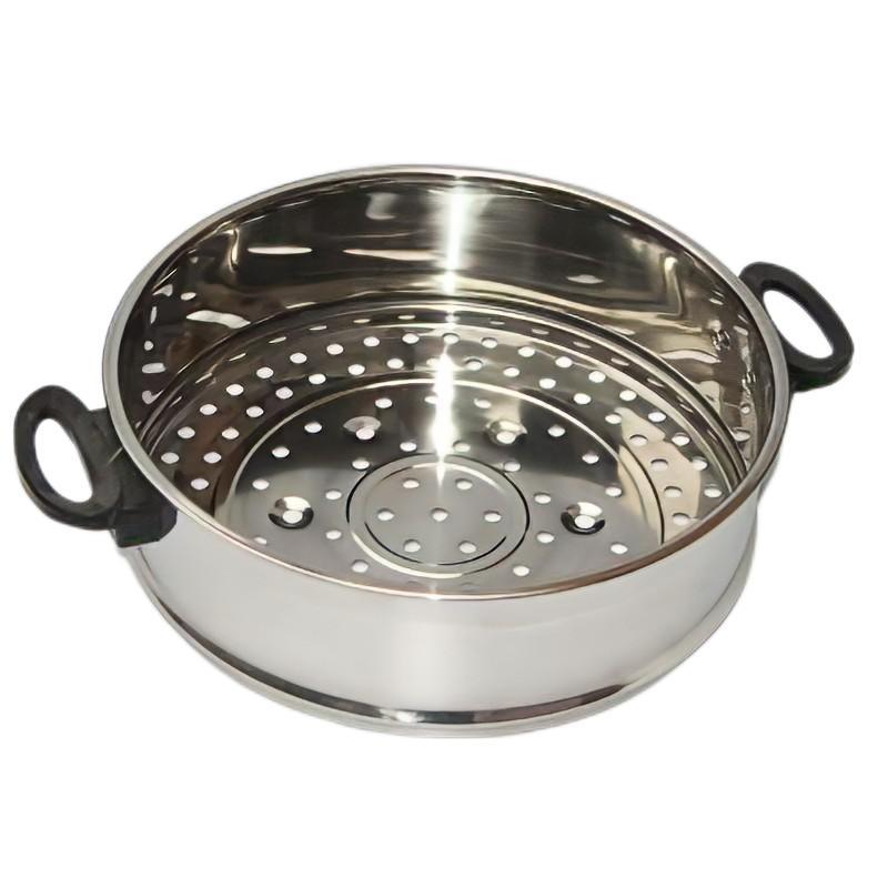 山东多星电热锅电炒锅蒸格不锈钢蒸笼蒸屉笼屉24/28/31/33/35厘米 - 图3