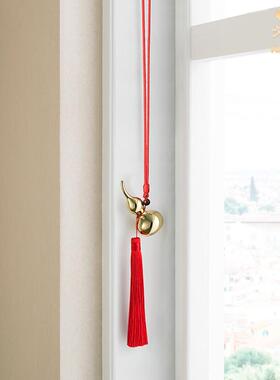 JJYH-869《好运铜葫》办公艺室桌芦面铜挂件家居装饰工品