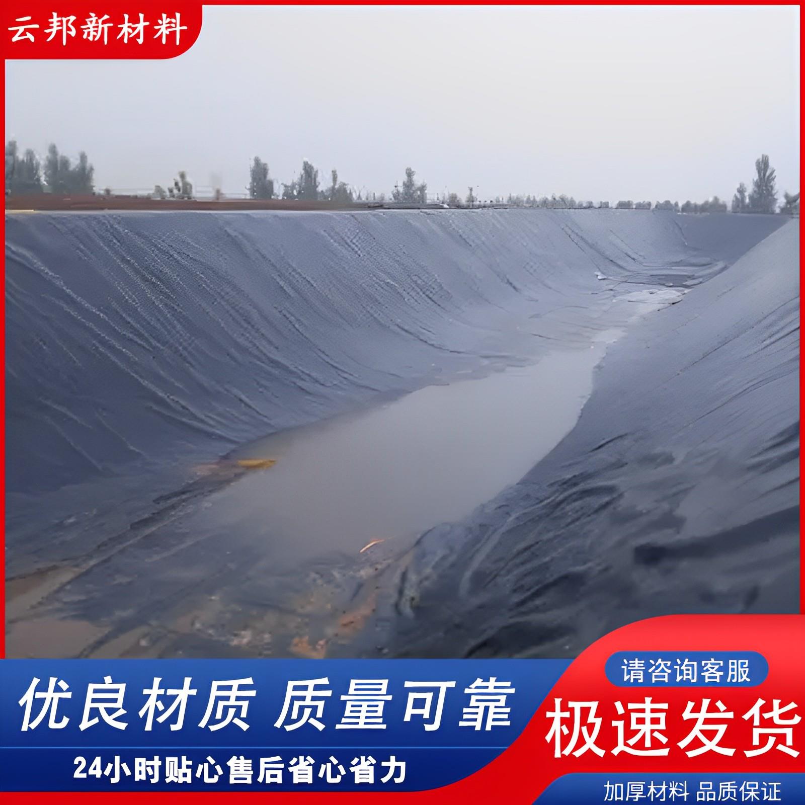 膜垃圾填埋存场防渗河储道防渗化工污PHU水池尾矿场HDPE防渗土工 - 图2