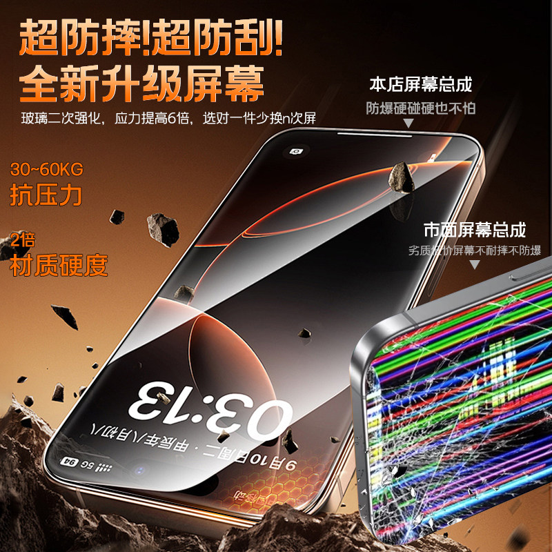 卓曼捷适用苹果15屏幕总成iPhone15promax/13/16/16Promax/17Pro/14内外OLED显示屏拆机手机液晶屏维修触摸屏