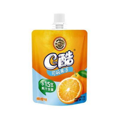 徐福记C的酷果冻柳橙味110g