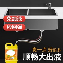 Wash Essence Pressure Taker Kitchen Sink Soap Liquid extender Home Wash Basin Detergent press lengthened tube