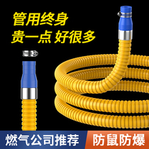 Special stainless steel metal explosion-proof connection hose for domestic gas pipe gas gas stove gas gas stove