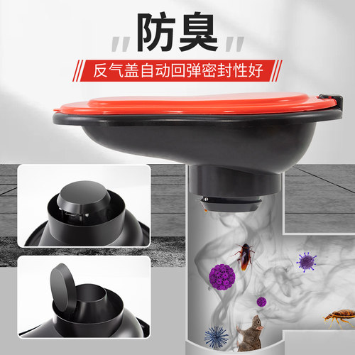 装修使用临时一次性简易马桶工地施工蹲便器蹲坑用塑料座便器便盆 - 图2