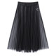 Mendeshi black long skirt for women 2025 summer