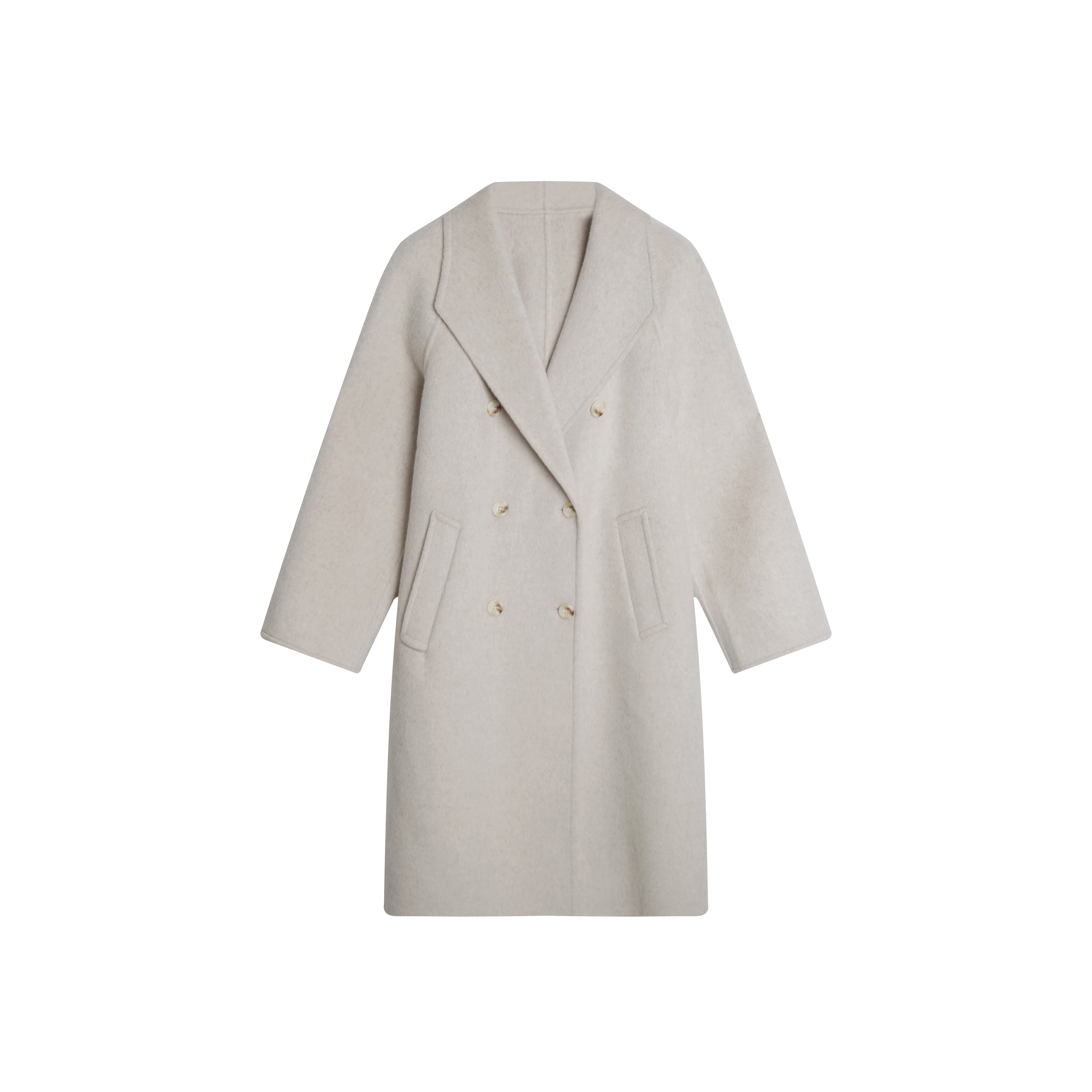 N°28【传承大衣】山羊绒双排扣中长款毛呢大衣,淘宝优惠券,粉丝福利购,淘宝优惠卷