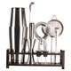 304 stainless steel bartender Boston Shek Pot Buffetware Bar Party Outdoor Storage Rack Cross-border