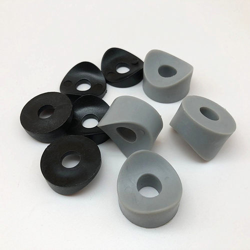 办公椅塑料垫片25/19鸭嘴黑色塑料连接件异形家具塑料配件鸭咀 - 图3