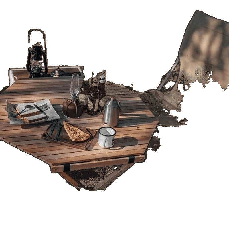 八角户外桌子六角蛋卷桌户外桌椅套装全套网红露营花园室内外庭院,淘宝优惠券,粉丝福利购,淘宝优惠卷