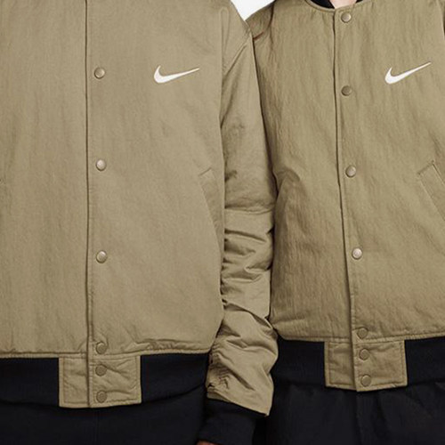 Nike/耐克正品Stussy男女双面刺绣保暖休闲外套FJ9154-222 - 图2