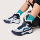 Li Ning ທີ່ແທ້ຈິງຂອງເດັກນ້ອຍຊາຍ Tianying V2 ສະທ້ອນການດູດຊຶມການຟື້ນຕົວທີ່ຫມັ້ນຄົງສະຫນັບສະຫນູນເກີບບ້ວງ YKBU098