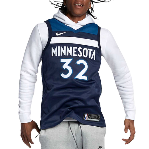Nike/耐克正品明尼苏达森林狼队SW NBA JERSEY男子球衣864491-420 - 图3