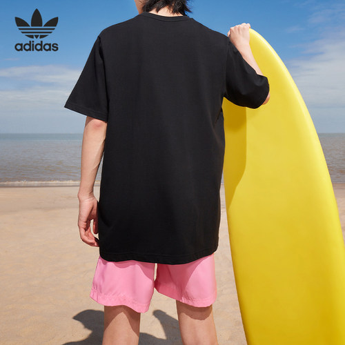 Adidas/阿迪达斯正品三叶草男子舒适休闲短袖运动T恤 HF4770 - 图0