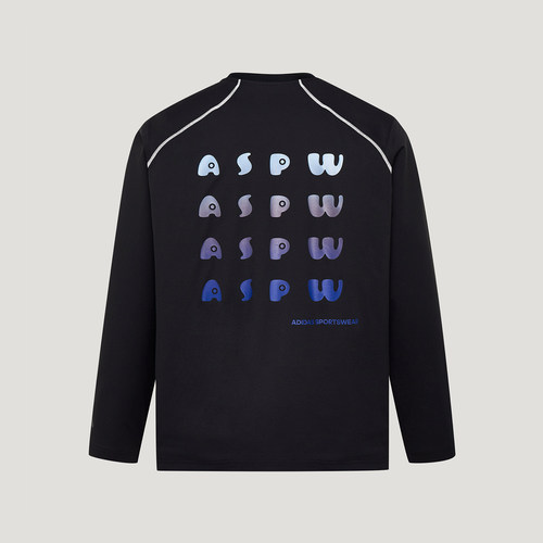 Adidas/阿迪达斯正品男士经典宽松时尚休闲套头长袖T恤LD7442 - 图0